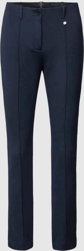 Marc Cain Stoffen broek met siernaden