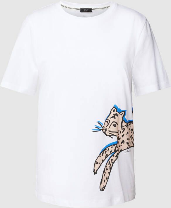 Marc Cain T-shirt met motiefprint model 'REMIX'