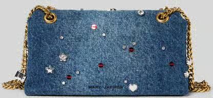 Marc Jacobs Schoudertas in denimlook