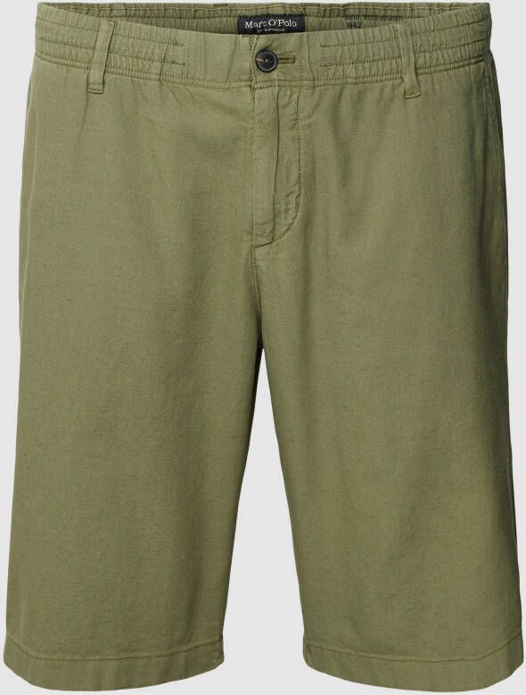 Marc o' Polo Plus SIZE bermuda met achterzakken model 'Salo'