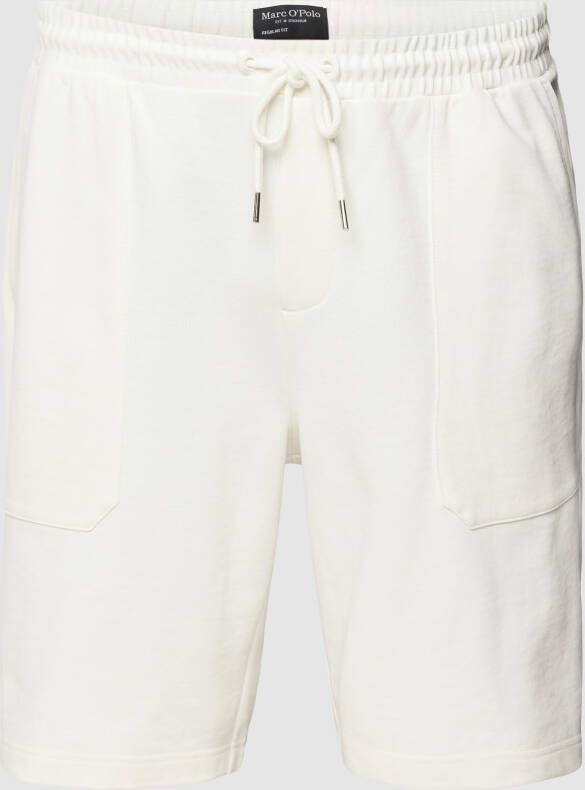 Marc o' Polo Plus SIZE sweatshorts met elastische band