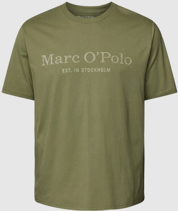 Marc o' Polo Plus SIZE T-shirt met labelprint