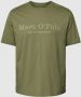 Marc o' Polo Plus SIZE T-shirt met labelprint - Thumbnail 2
