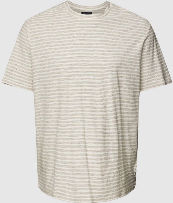 Marc o' Polo Plus SIZE T-shirt met streepmotief