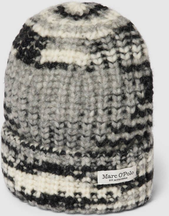 Marc O'Polo Beanie met all-over motief
