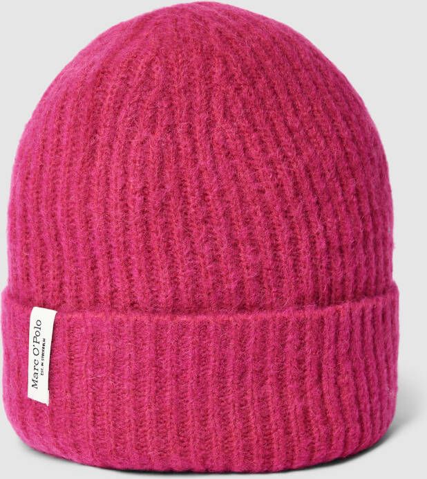 Marc O'Polo Beanie met labeldetail