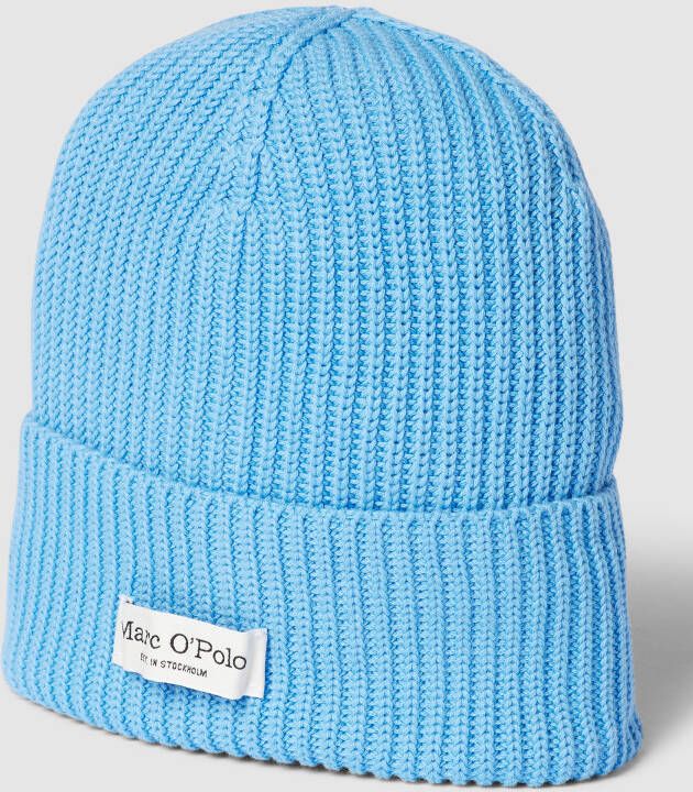 Marc O'Polo Beanie met labelpatch