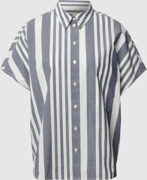 Marc O'Polo Sleeveless striped blouse Wit Dames