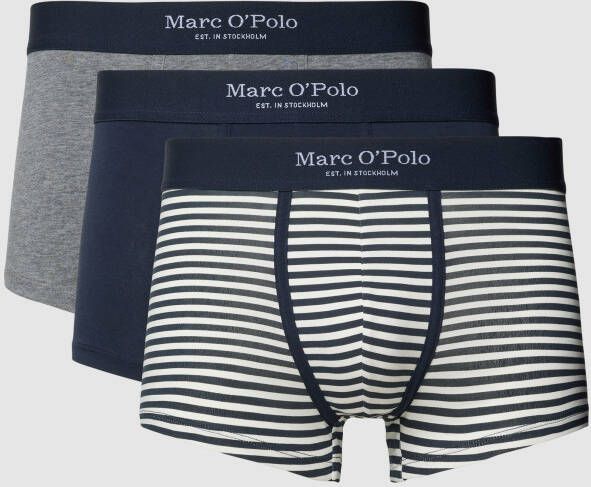 Marc O'Polo Boxershort in two-tone-stijl in een set van 3 stuks