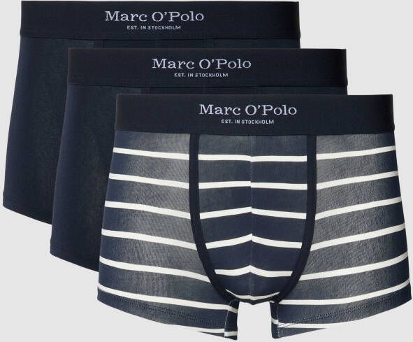 Marc O'Polo Boxershort in two-tone-stijl in een set van 3 stuks