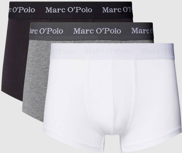 Marc O'Polo Boxershort met label in band in een set van 3 stuks model 'ESSENTIALS'