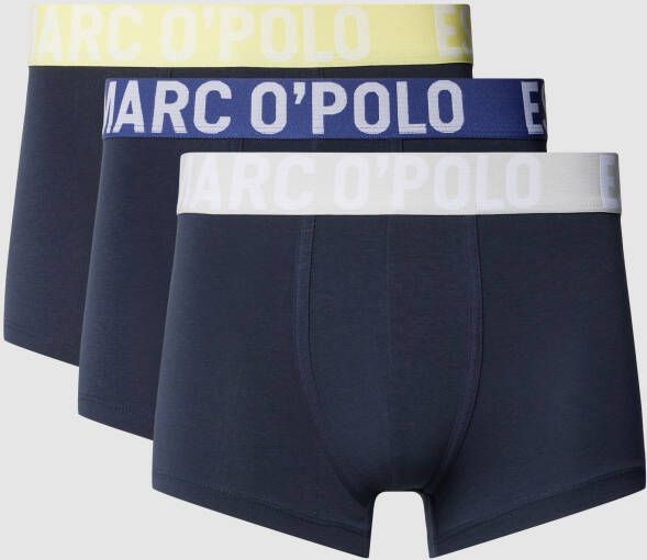 Marc O'Polo Boxershort met label in band in een set van 3 stuks model 'ESSENTIALS'