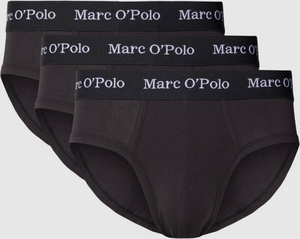 Marc O'Polo Broek met label in band in een set van 3 stuks model 'ESSENTIALS'