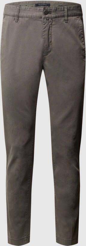 Marc O'Polo Shaped fit broek in effen design
