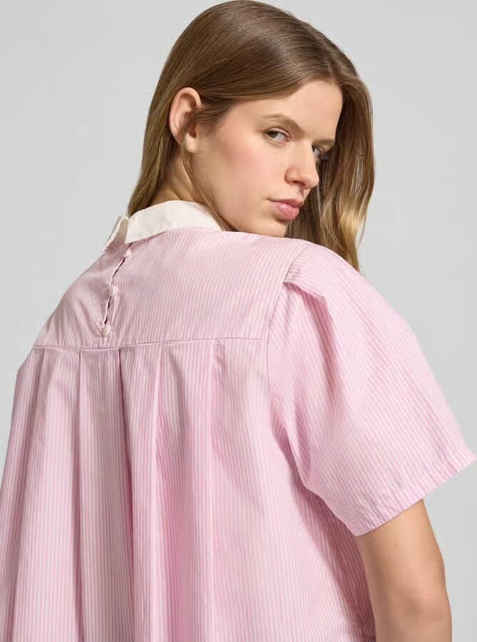 Marc O'Polo DENIM Boxy fit blouse van puur katoen