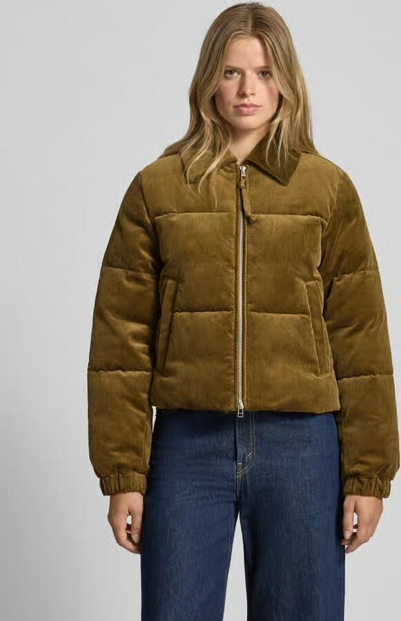 Marc O'Polo DENIM Boxy fit gewatteerd jack van katoenen corduroy - Foto 2