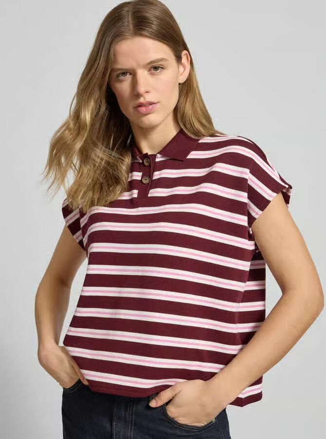 Marc O'Polo DENIM boxy fit poloshirt van puur katoen