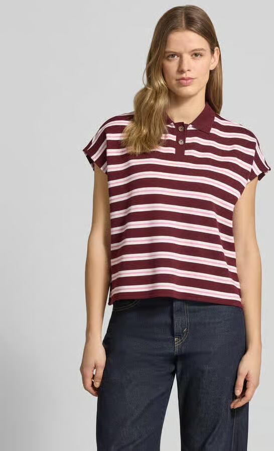 Marc O'Polo DENIM boxy fit poloshirt van puur katoen - Foto 4