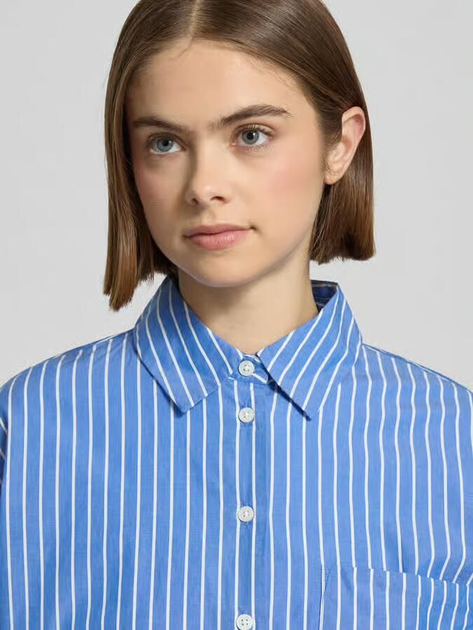 Marc O'Polo DENIM Comfort fit blouse met lange mouwen van puur katoen - Foto 2