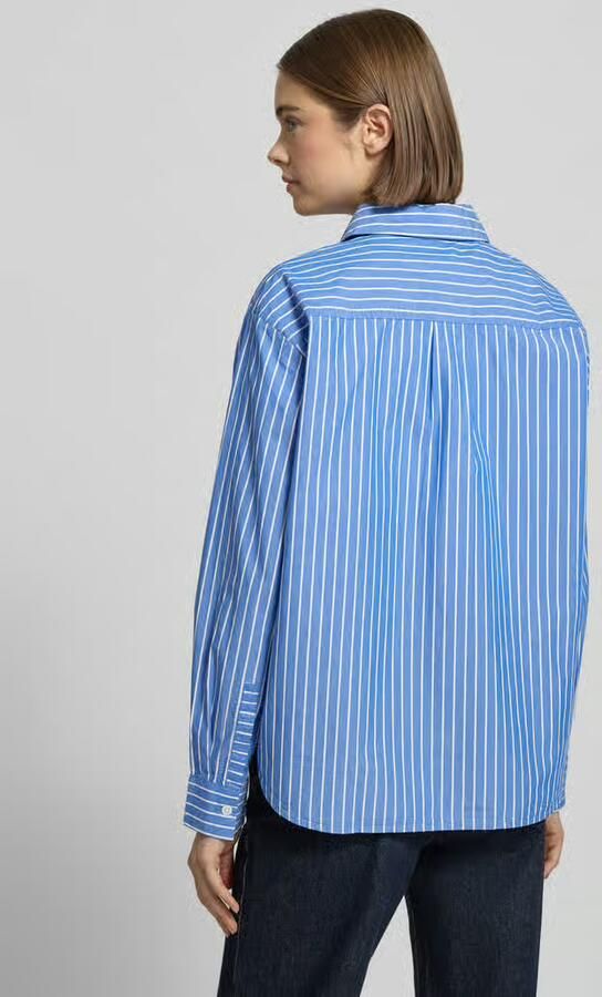 Marc O'Polo DENIM Comfort fit blouse met lange mouwen van puur katoen - Foto 3