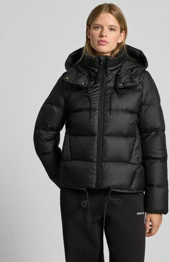 Marc O'Polo DENIM Donsjack met afneembare capuchon en boxy pasvorm - Foto 2