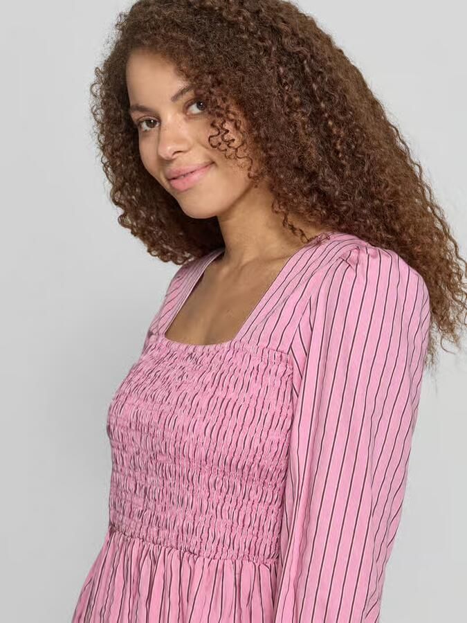 Marc O'Polo DENIM Fit-and-flare midi-jurk van katoenmix