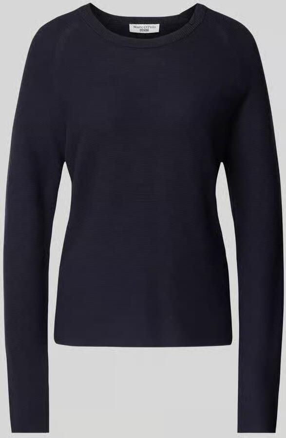 Marc O'Polo DENIM Trui met ronde hals met een fijne structuur - Foto 2