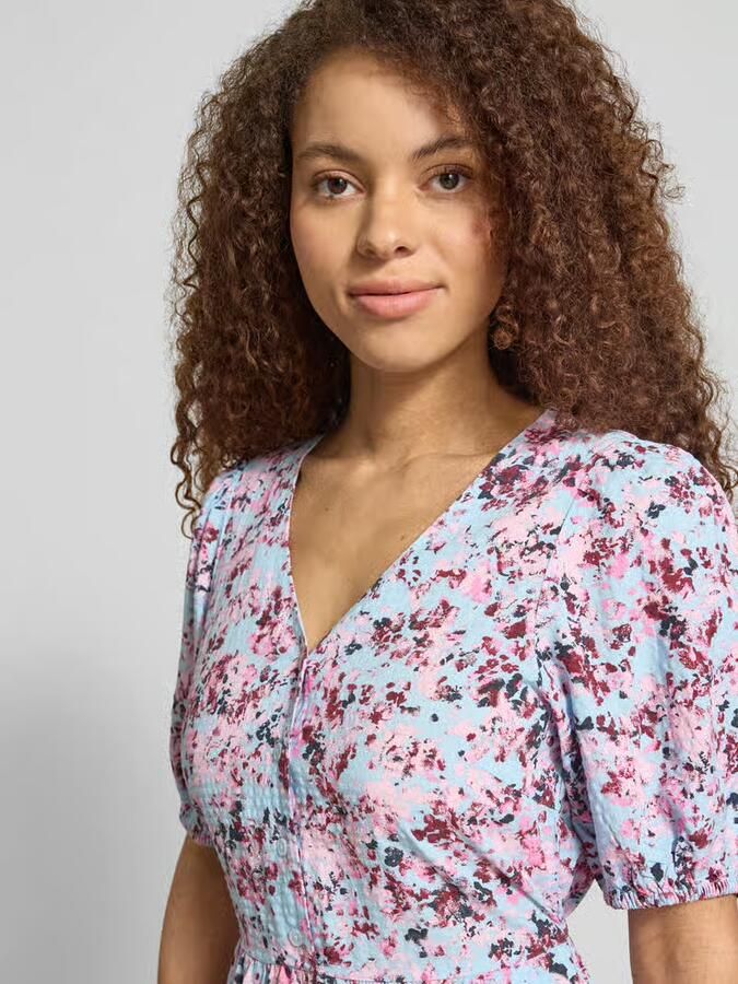 Marc O'Polo DENIM Getailleerde vrijetijdsjurk van mix van viscose en katoen