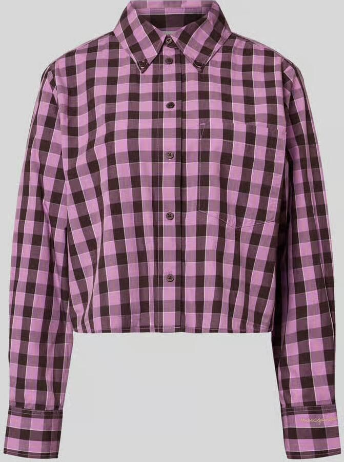 Marc O'Polo DENIM Kort blouse met lange mouwen met labeldetail