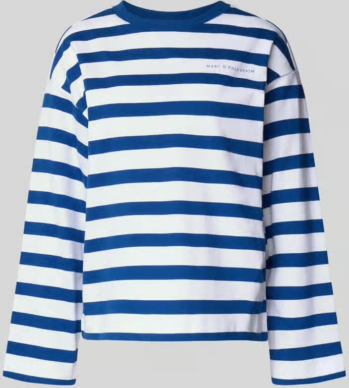 Marc O'Polo DENIM Shirt met lange mouwen gestreept oversized biologisch katoen - Foto 3