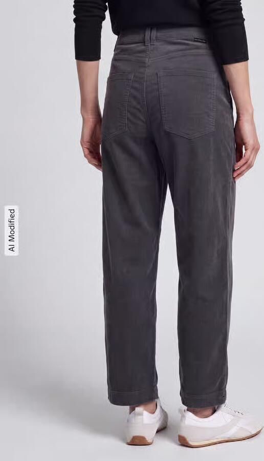 Marc O'Polo DENIM Loose fit corduroy broek van puur katoen - Foto 3