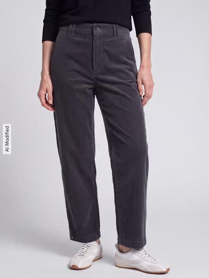 Marc O'Polo DENIM Loose fit corduroy broek van puur katoen - Foto 2
