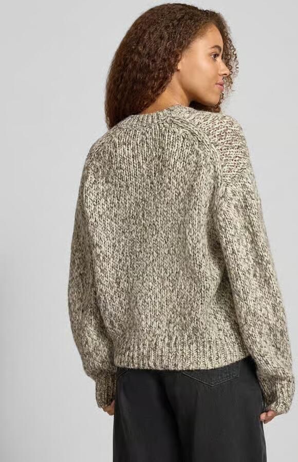 Marc O'Polo DENIM Loose fit gebreide pullover van een mix van wol en alpaca