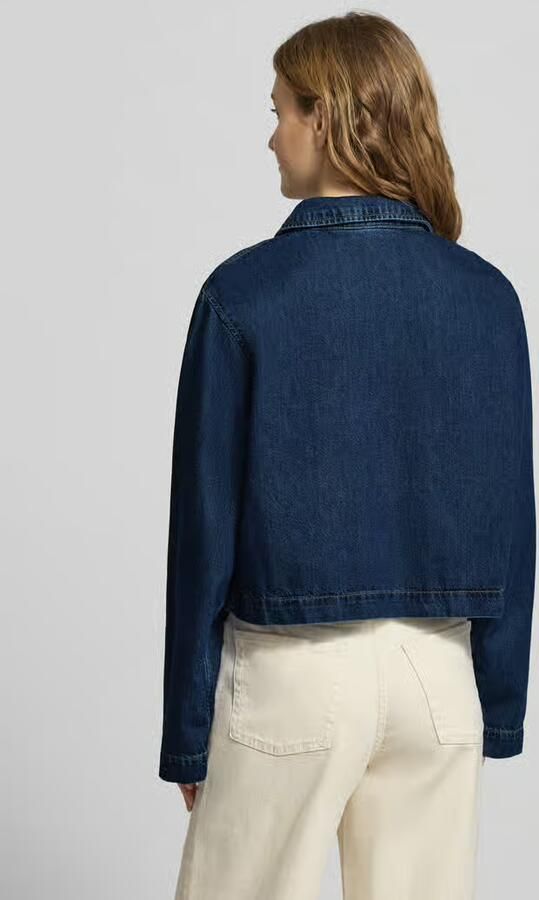 Marc O'Polo DENIM Loose fit jeansblouse van puur katoen - Foto 3