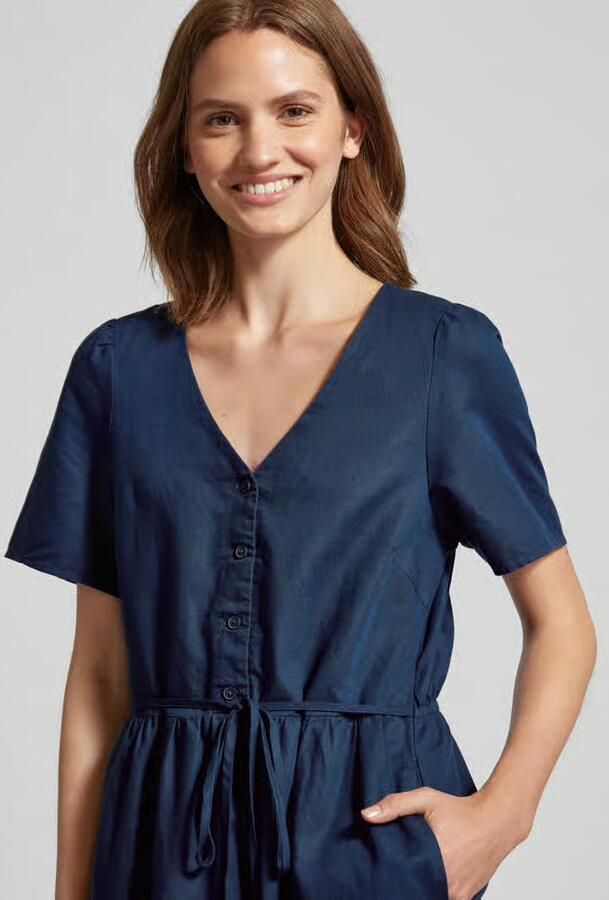 Marc O'Polo DENIM Midi-jurk met korte knoopsluiting