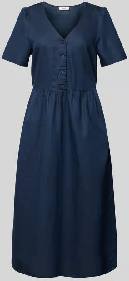 Marc O'Polo DENIM Midi-jurk met korte knoopsluiting - Foto 2