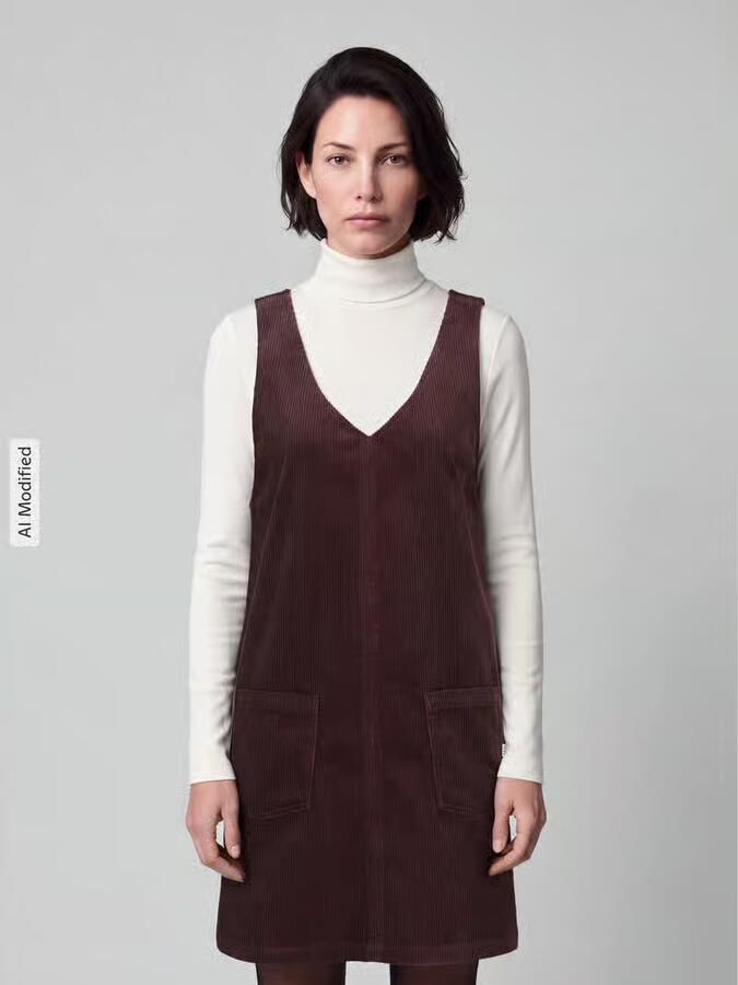 Marc O'Polo DENIM Mini-jurk van katoenmix - Foto 3