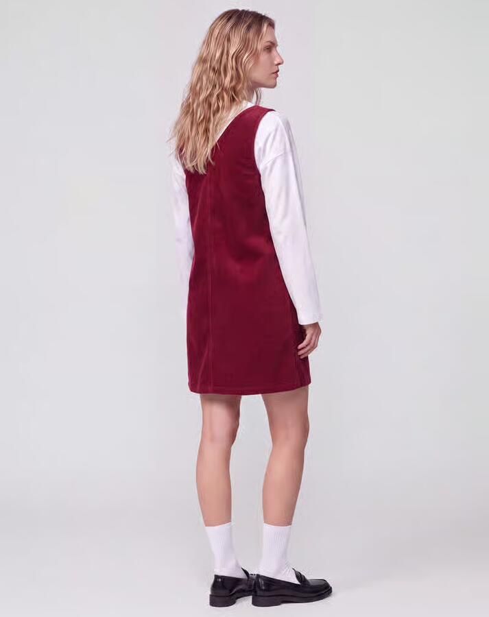 Marc O'Polo DENIM Mini-jurk van corduroy met opgestikte zakken - Foto 3