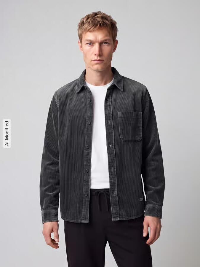 Marc O'Polo DENIM Overhemdjack met borstzak - Foto 3