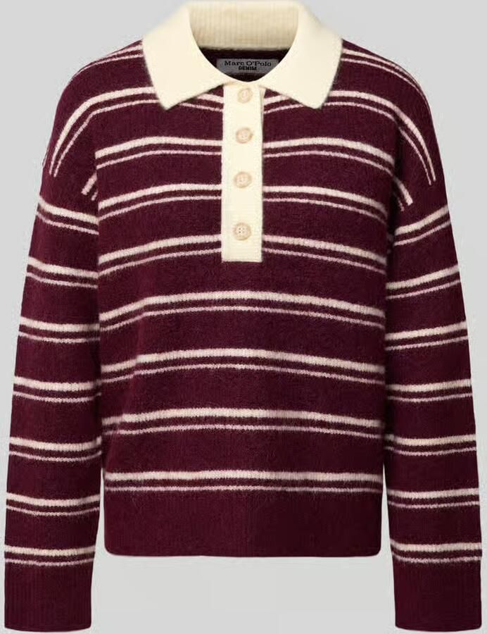 Marc O'Polo DENIM oversized pullover van mix van alpaca en wol