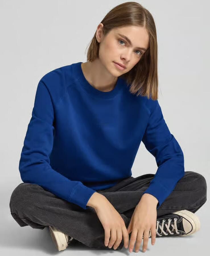 Marc O'Polo DENIM Oversized sweatshirt met labelprint - Foto 2