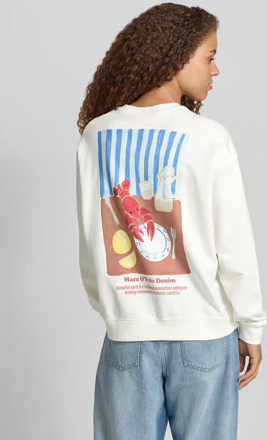 Marc O'Polo DENIM Oversized sweatshirt van puur katoen Special Drop
