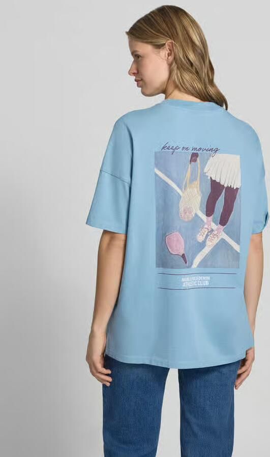 Marc O'Polo DENIM Oversized T-shirt van puur katoen - Foto 3