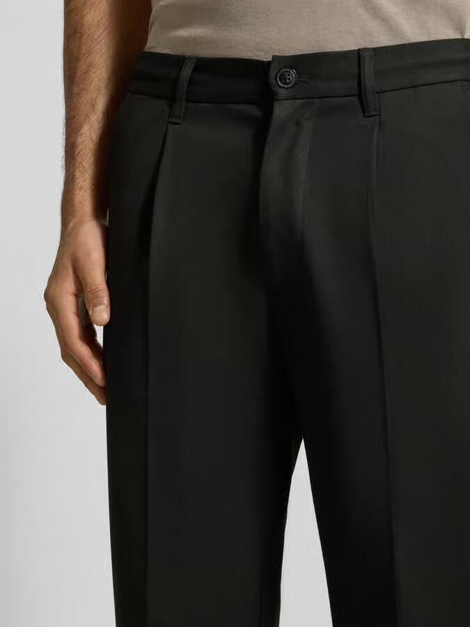 Marc O'Polo DENIM Regular fit bandplooibroek met viscose - Foto 2
