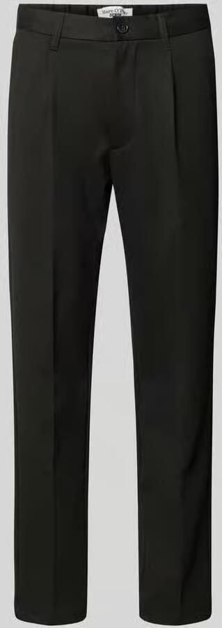 Marc O'Polo DENIM Regular fit bandplooibroek met viscose