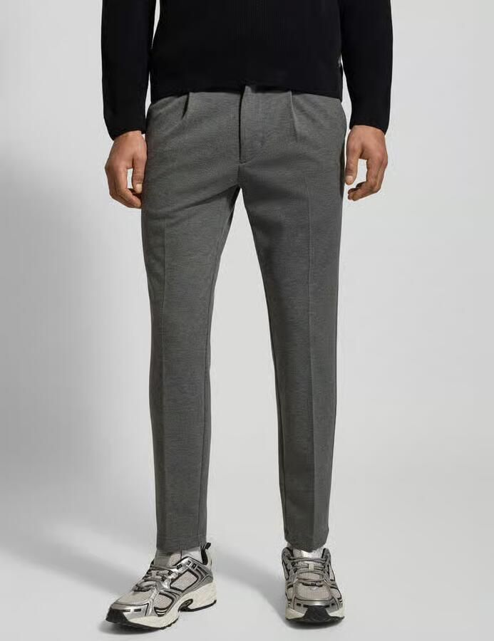 Marc O'Polo DENIM Regular fit bandplooibroek met viscose - Foto 3