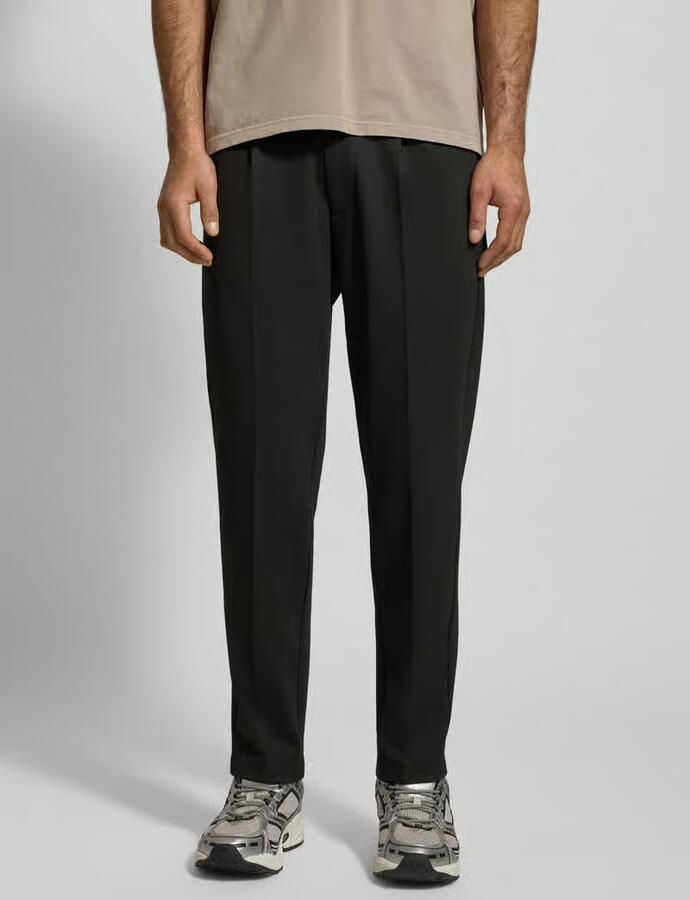 Marc O'Polo DENIM Regular fit bandplooibroek met viscose - Foto 3
