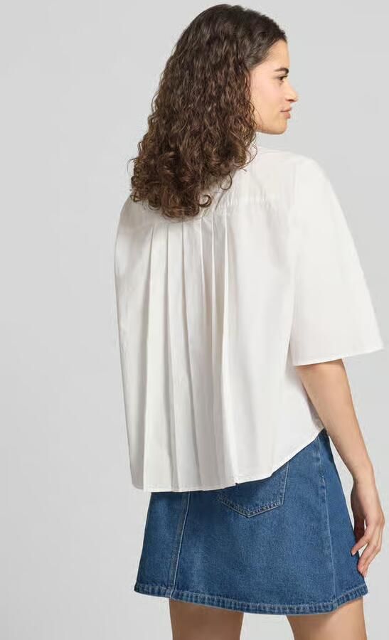 Marc O'Polo DENIM regular fit blouse met korte mouwen van puur katoen