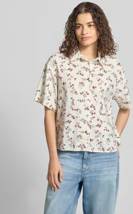 Marc O'Polo DENIM regular fit blouse met korte mouwen van viscosemix - Foto 4