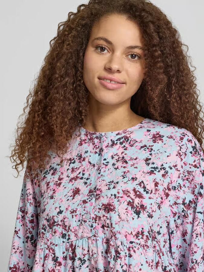 Marc O'Polo DENIM regular fit blouse met lange mouwen van mix van viscose en katoen
